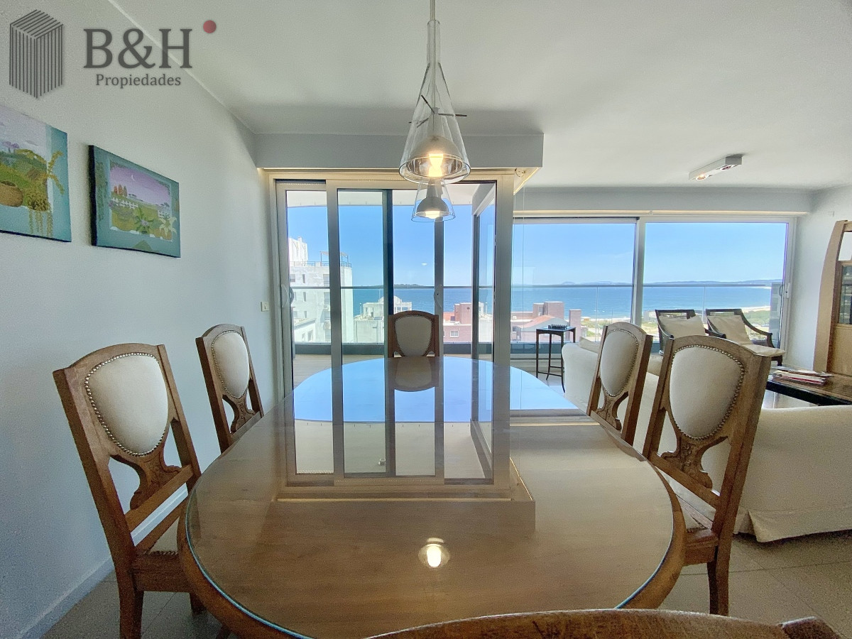 Apartamento ID.3382 - Apartamento Alquiler 2 dormitorios y dependencia de servicio Mansa Punta del Este