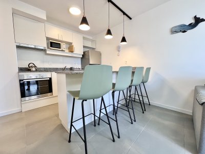 Apartamento Alquiler 1 dormitorio Mansa Punta del Este con Parrillero - RBS9493A