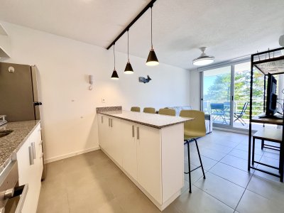 Apartamento Alquiler 1 dormitorio Mansa Punta del Este con Parrillero - RBS9493A