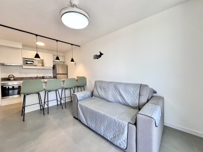 Apartamento Alquiler 1 dormitorio Mansa Punta del Este con Parrillero - RBS9493A