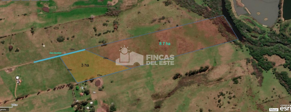 11 hectáreas en venta a 15 km de punta del este  - FDE2659P