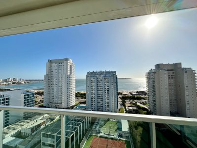 Apartamento ID.2029 -  Gala Tower, Mansa Gran vista al mar, venta,  Punta del Este