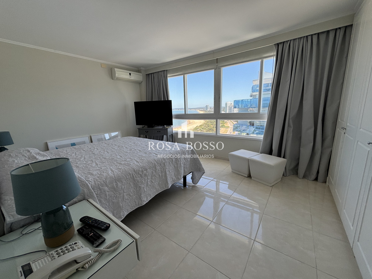 Apartamento ID.9382 -  venta y alquiler invierno mansa frente al mar tres suites y dependencias