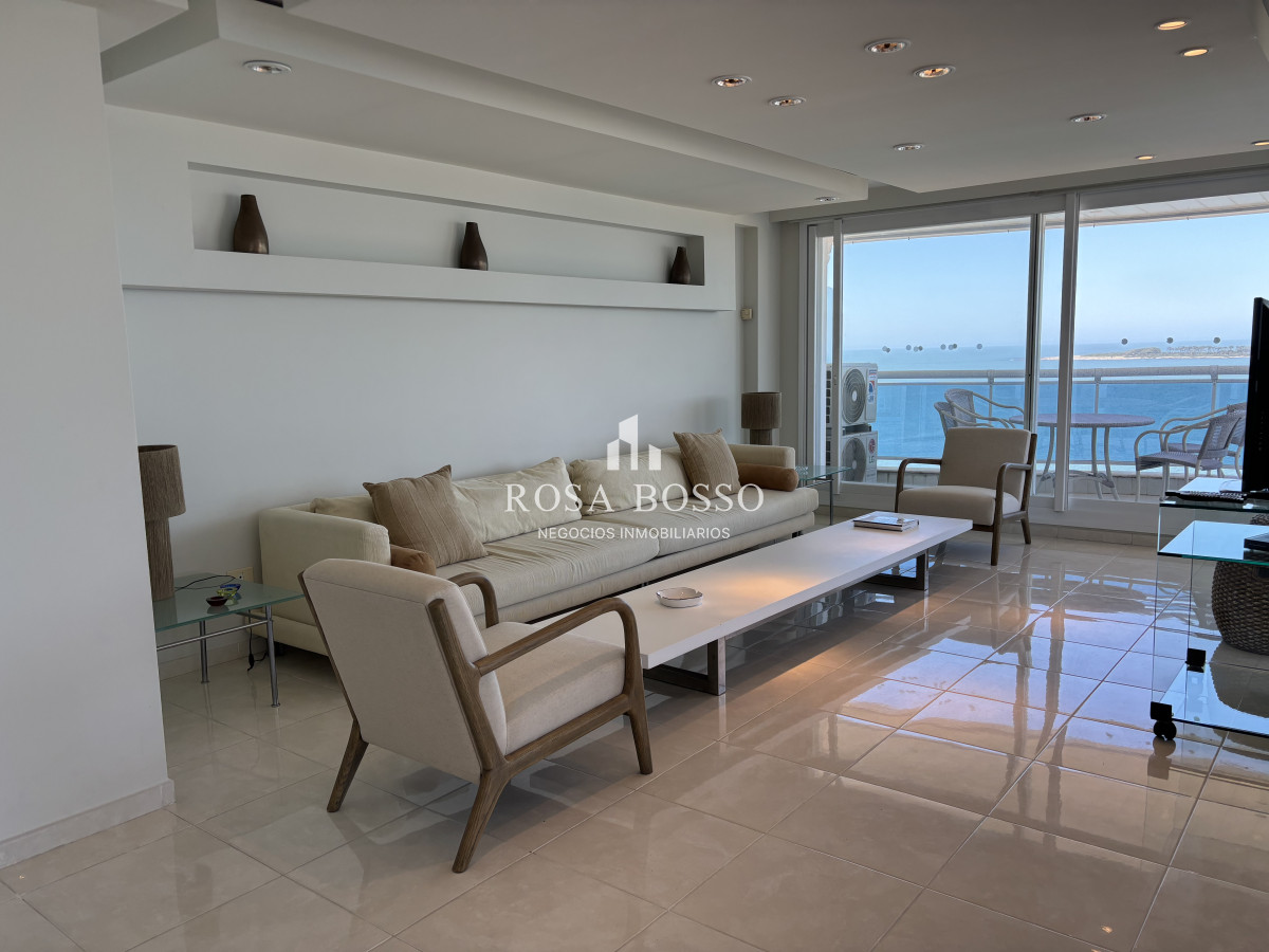 Apartamento ID.9382 -  venta y alquiler invierno mansa frente al mar tres suites y dependencias