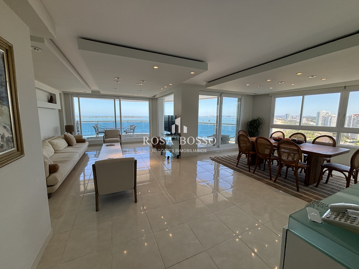 Apartamento ID.9382 -  venta y alquiler invierno mansa frente al mar tres suites y dependencias