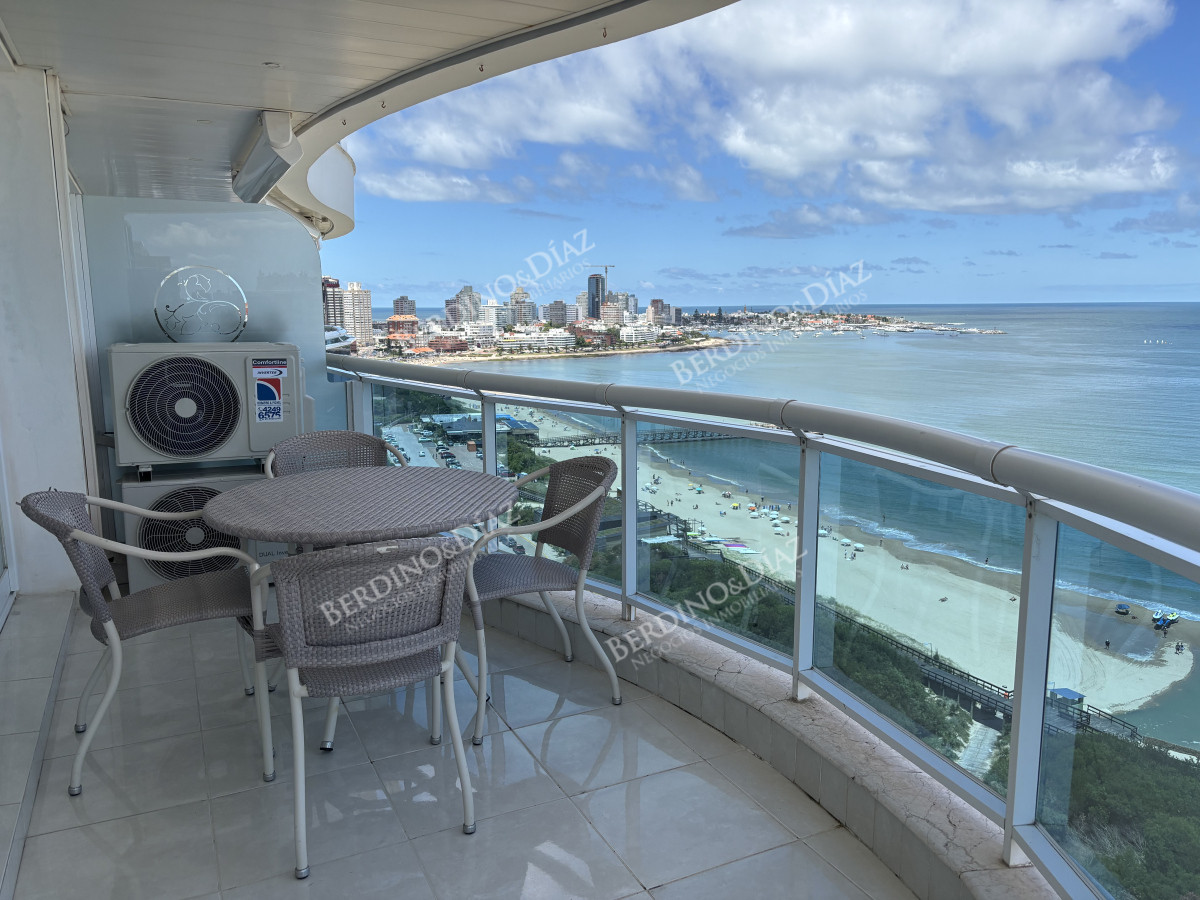 Apartamento ID.2722 -  venta y alquiler invierno mansa frente al mar tres suites y dependencias