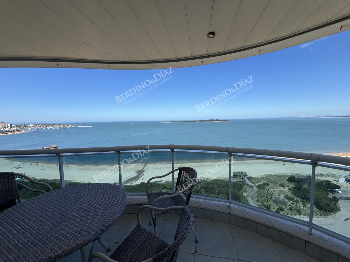 Apartamento ID.2722 -  venta y alquiler invierno mansa frente al mar tres suites y dependencias