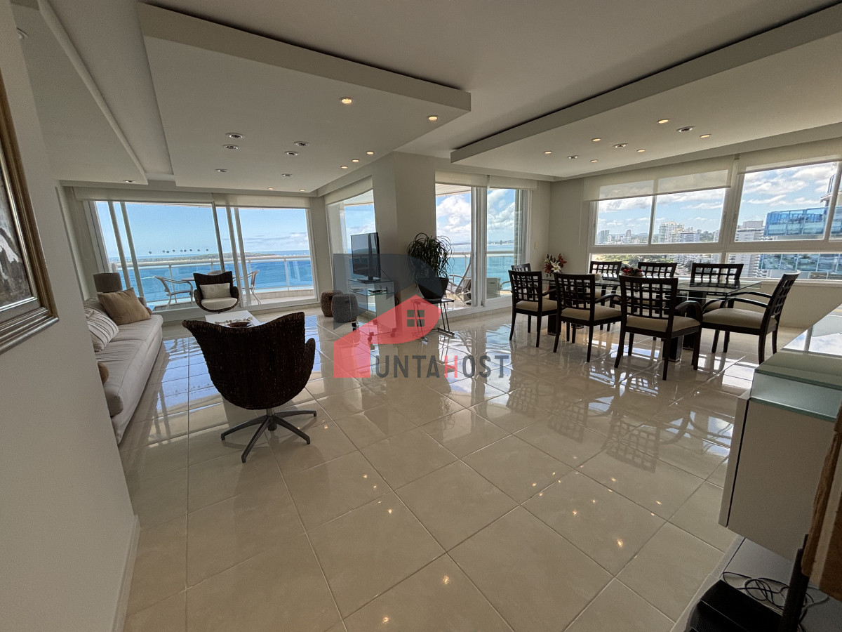 Apartamento ID.251 -  venta MILLENIUM TOWER mansa frente al mar tres suites y dependencias