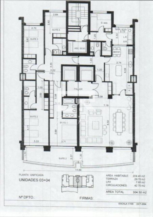 Apartamento ID.792 - VENTA LE JARDIN MANSA PRIMERA FILA UNIFICADO CENTRAL