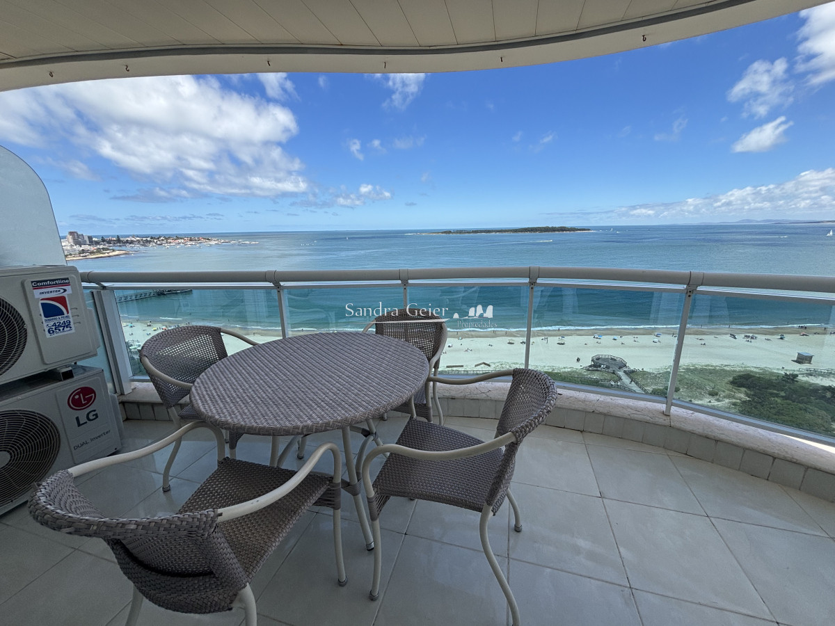 Apartamento ID.1011 -  venta MILLENIUM TOWER mansa frente al mar tres suites y dependencias