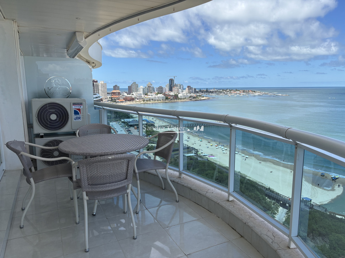 Apartamento ID.1011 -  venta MILLENIUM TOWER mansa frente al mar tres suites y dependencias
