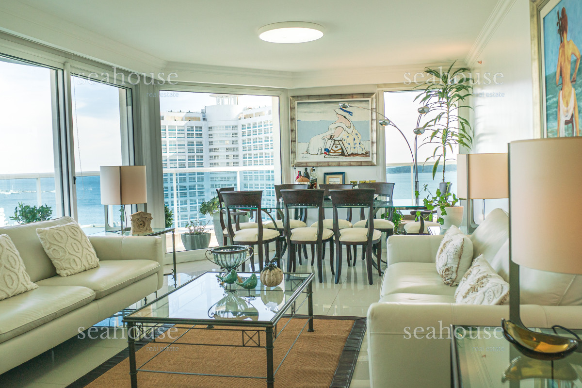Apartamento Ref.1272 - Apartamento esquinero con vista panorámica - Punta del Este