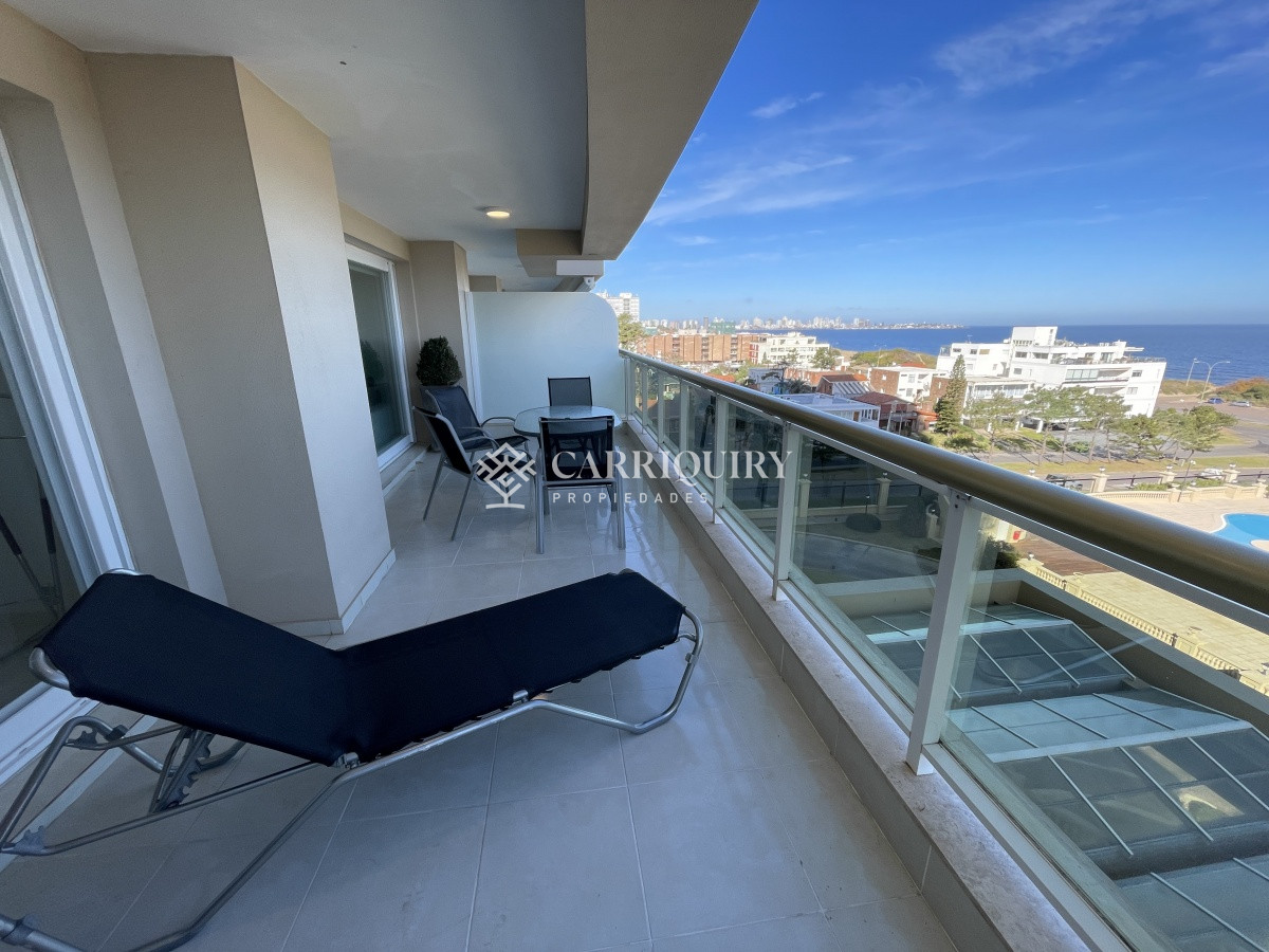 Apartamento ID.6380 - Edificio Le Jardin , impecable con buena vista al mar, calefacción 