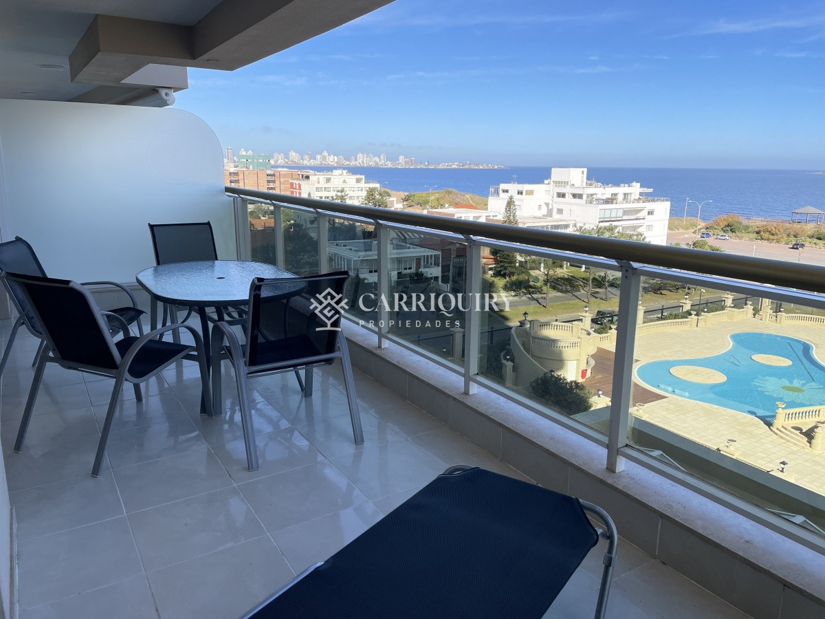Apartamento ID.6380 - Edificio Le Jardin , impecable con buena vista al mar, calefacción 