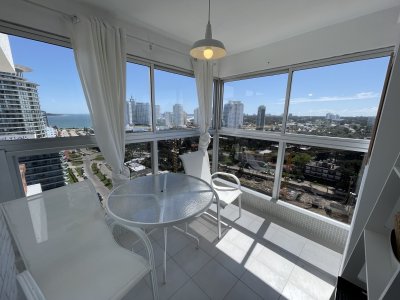 Apartamento 2 dormitorios y medio terraza garage espectacular vista! Punta del Este