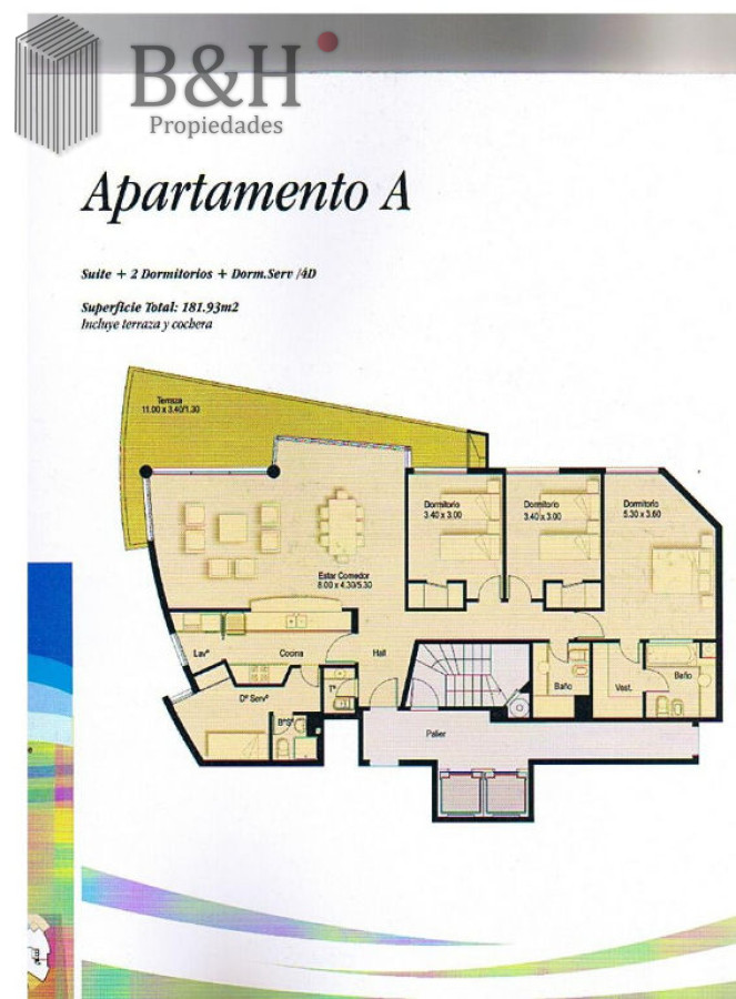 Apartamento ID.1568 - Lindo apto. a 50 mts del mar, servicio de playa, aire acondicionado