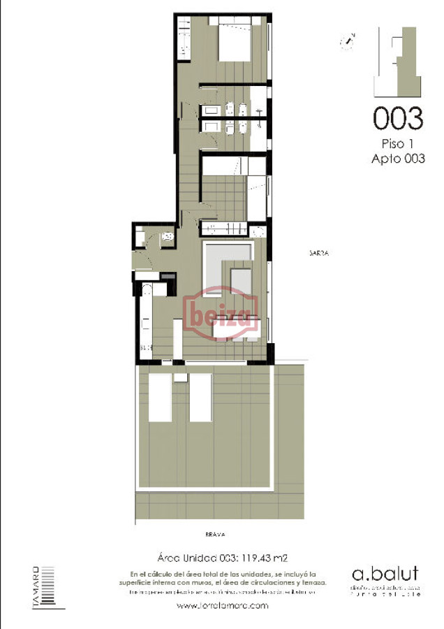 Apartamento ID.164002 - Linda vista al mar, edificio nuevo con amenities