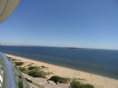 Espectacular Vista al atardecer , a la bahia y a la peninsula