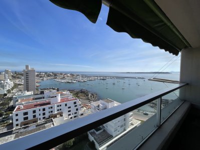  Espectacular vista al Puerto, muy linda terraza 