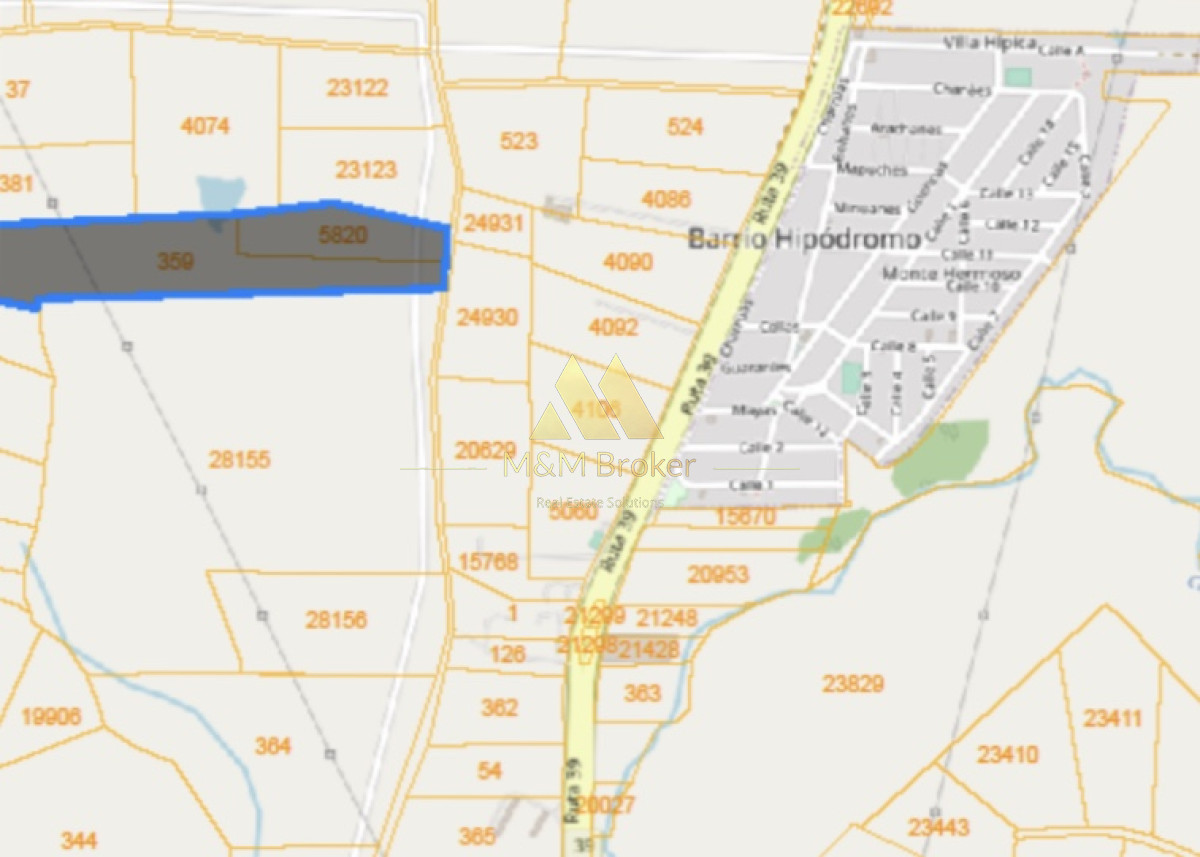 Chacra ID.118 - Venta de chacra en ruta 39