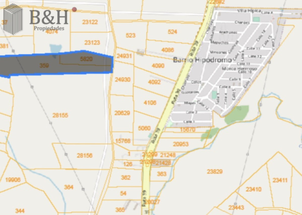 Chacra ID.1310 - Chacra importante en R. 39 con 700 m2. construidos
