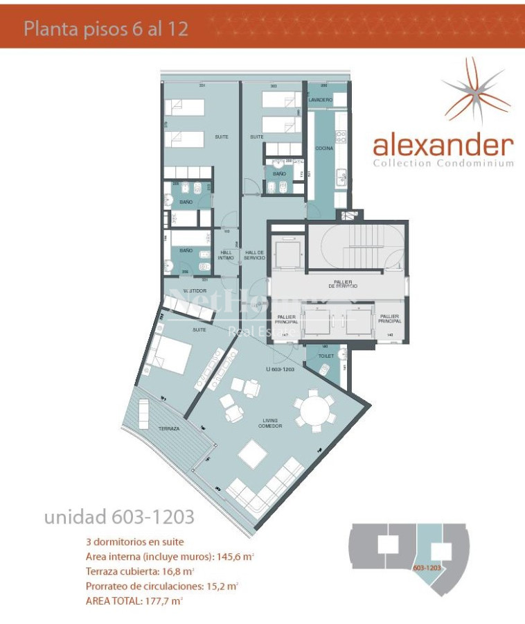 Apartamento ID.238 - Chiverta  Apartamento 3  Suites Piso Alto