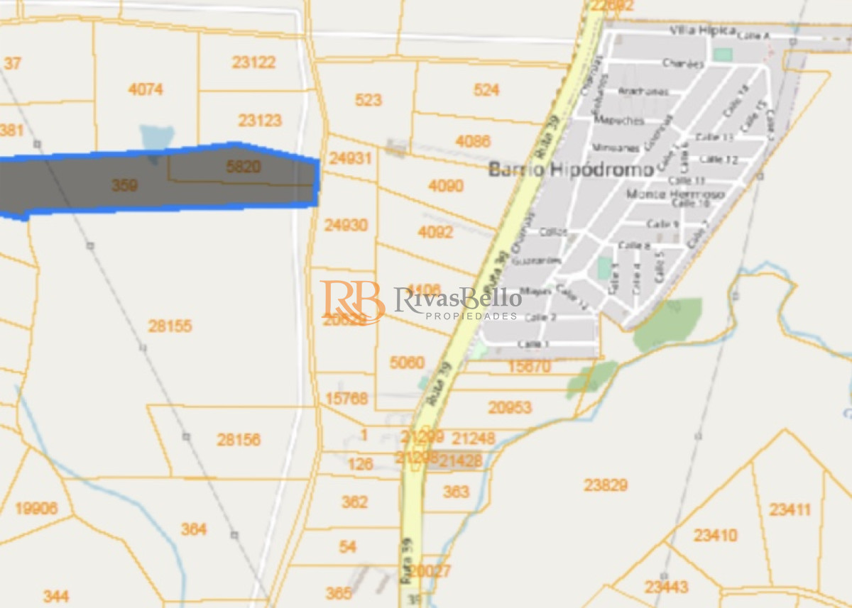 Chacra ID.97 - Chacra importante en R. 39 con 700 m2. construidos