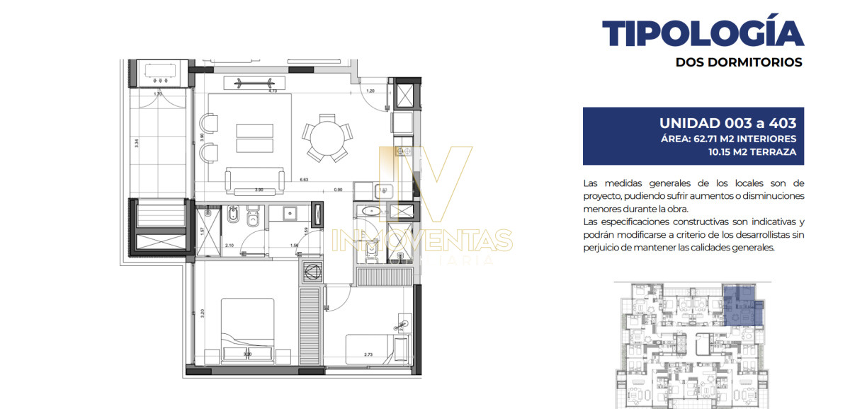 MANSA MOOD 32 APARTAMENTOS A LA VENTA POCAS UNIDADES  - IEV4801A