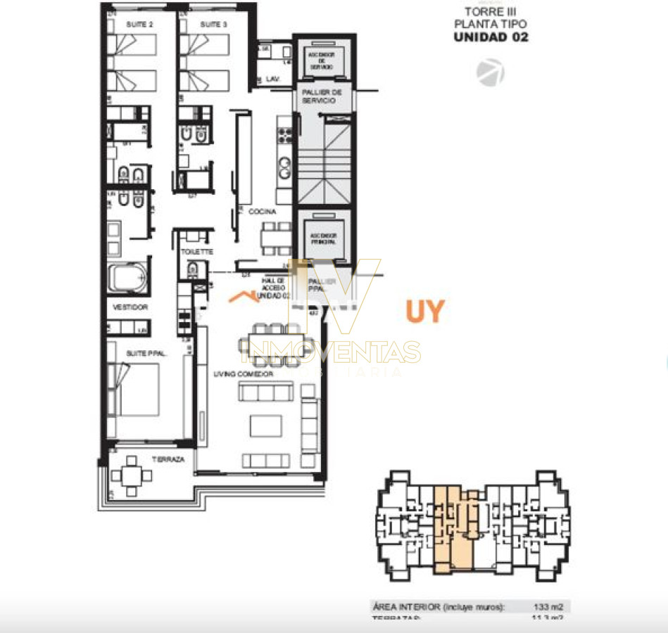 Apartamento ID.4430 - Torre Imperiale III Punta del Este