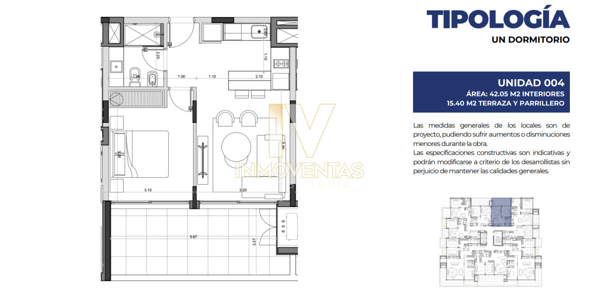 Apartamento ID.4799 - MANSA MOOD 32 APARTAMENTOS A LA VENTA POCAS UNIDADES 