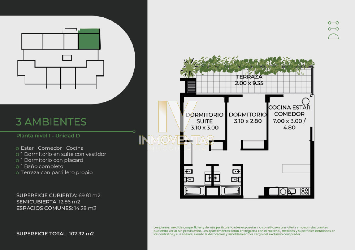 Apartamento ID.4770 - MOLINO GIOT VENTA LANZAMIENTO DIRECTO DESARROLLADOR IDEAL INVERSION
