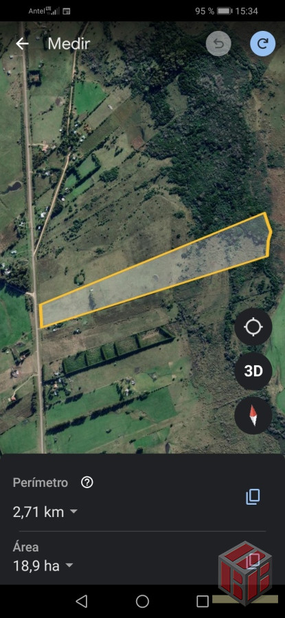Chacra ID.8905 - linda fraccion de campo sobre ruta cerca de San Carlos