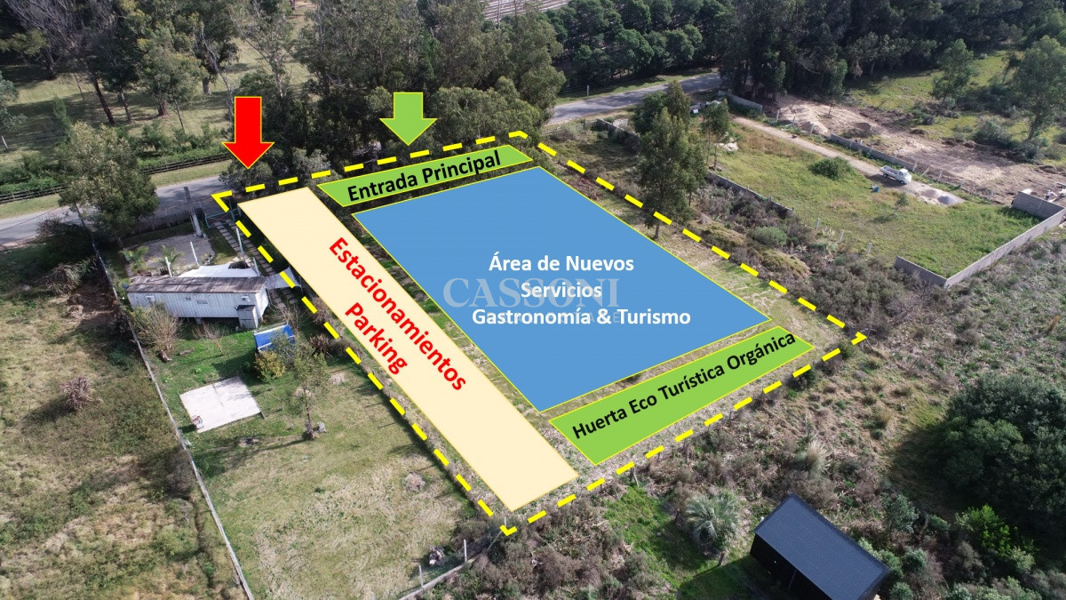 Terreno ID.1668 - TERRENOS EN VENTA Miramar Acre- Camino Eguzquiza 1800 mts 