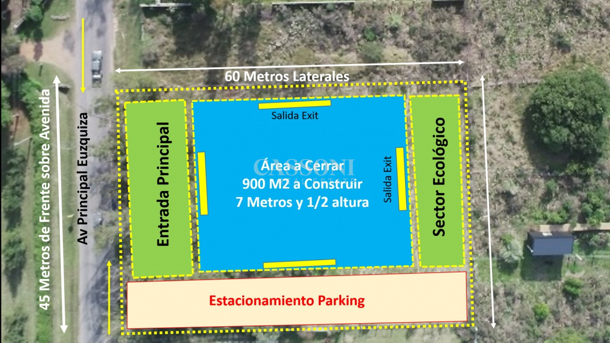 Terreno ID.1668 - TERRENOS EN VENTA Miramar Acre- Camino Eguzquiza 1800 mts 