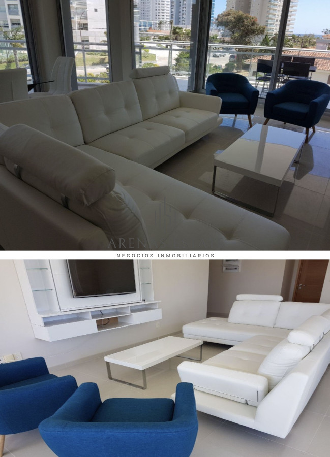 Apartamento ID.2186 - Apartamento de 3 dormitorios en Mansa , Punta del Este 