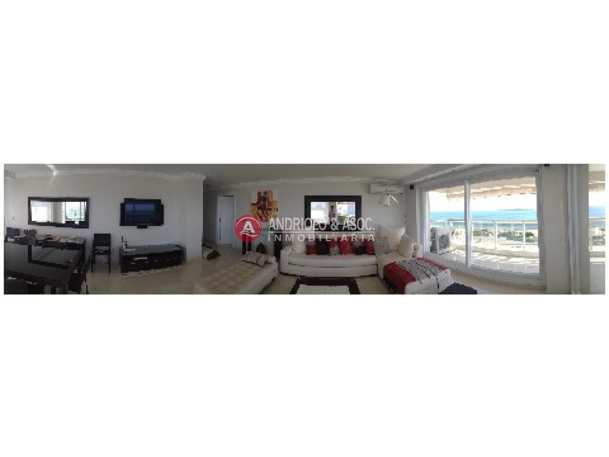 Apartamento ID.480 - primera linea de playa mansa, hermosa vista al mar y a la bahía de punta del este 