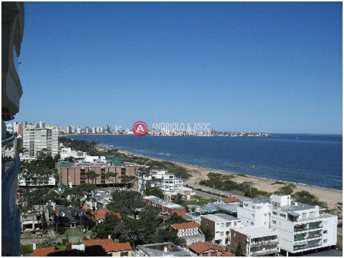 Apartamento ID.480 - primera linea de playa mansa, hermosa vista al mar y a la bahía de punta del este 
