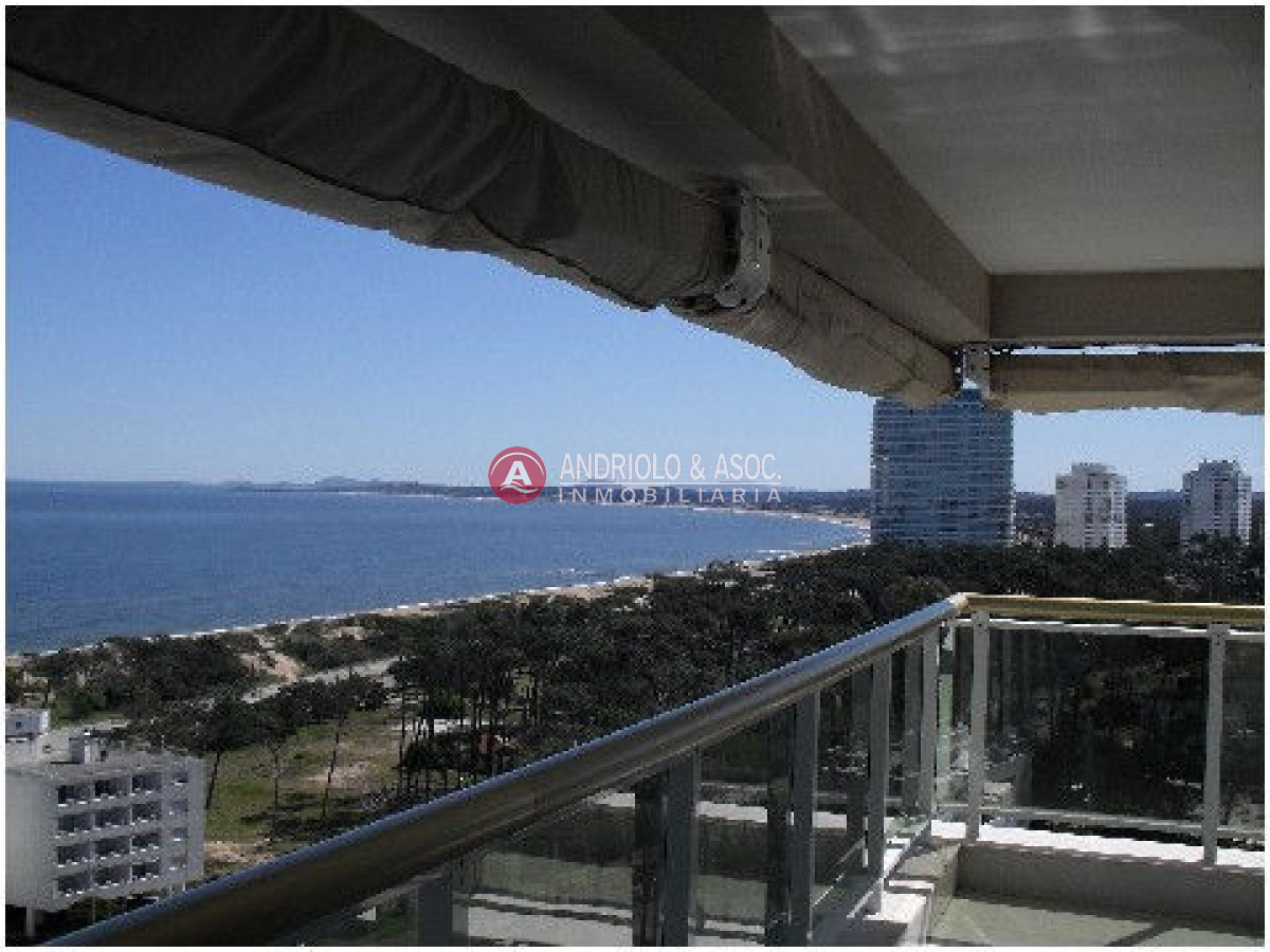 Apartamento ID.480 - primera linea de playa mansa, hermosa vista al mar y a la bahía de punta del este 