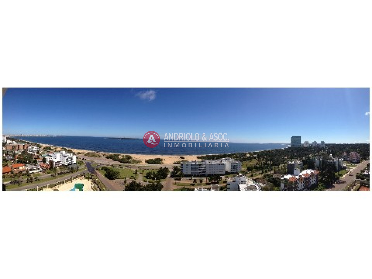 Apartamento ID.480 - primera linea de playa mansa, hermosa vista al mar y a la bahía de punta del este 