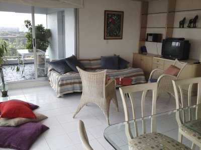 hermoso apartamento en segunda linea de playa mansa 