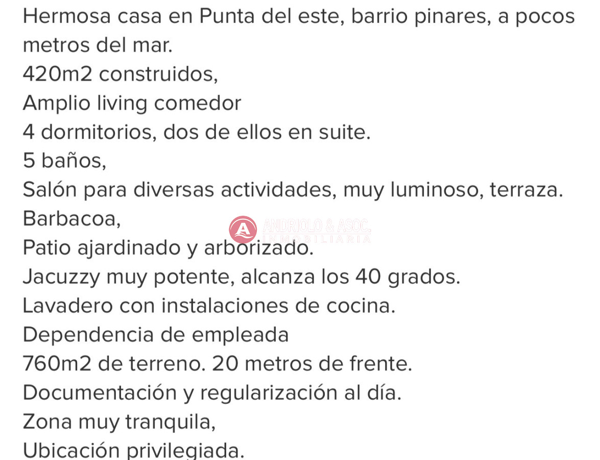 Casa ID.8653 - Casa en Pinares 