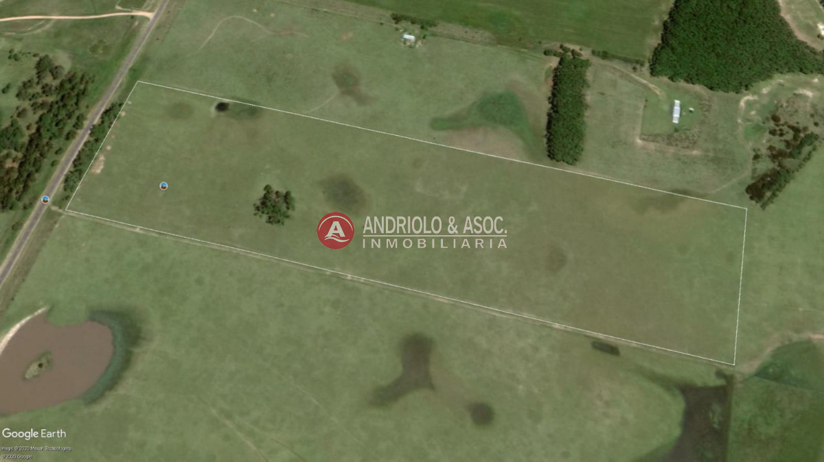 Campo Ref.6529 - excelente campo sobre ruta 10 a pocos metros del mar y 15 kilómetros de la pedrera