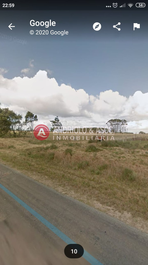 Campo Ref.6529 - excelente campo sobre ruta 10 a pocos metros del mar y 15 kilómetros de la pedrera