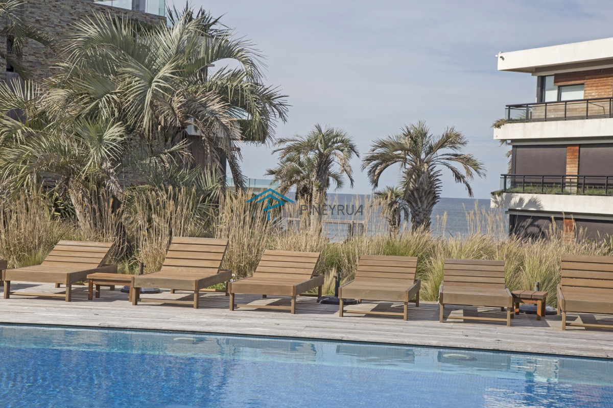 Venta y alquiler departamento en Manantiales frente al mar