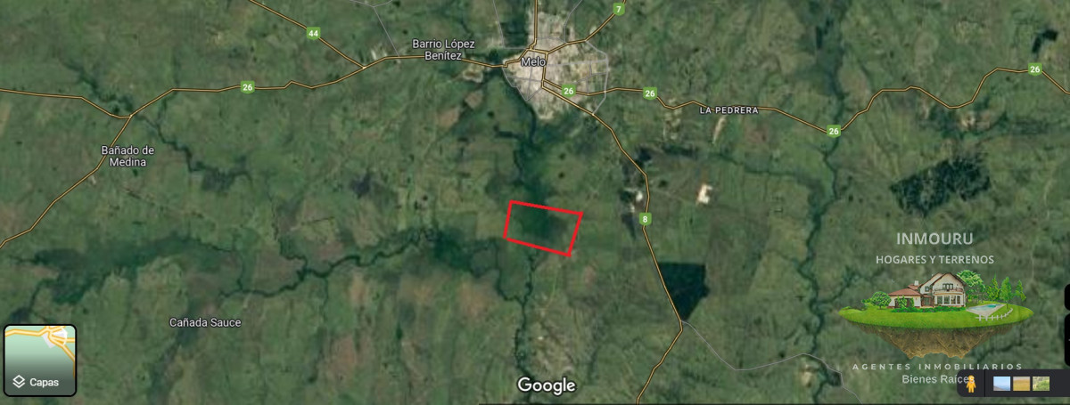 Campo Ref.783 - Campo de 245 has en Cerro Largo cercan de ciudad de Melo