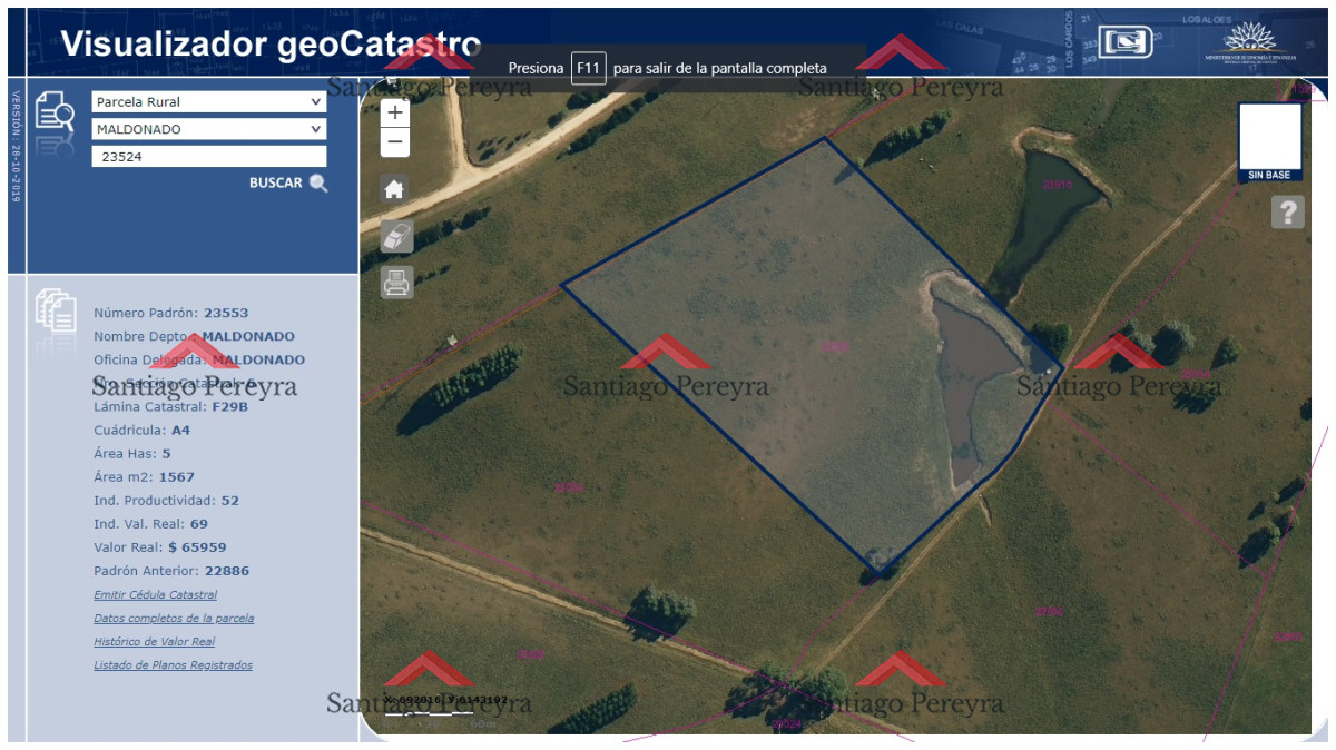 Campo Ref.6789 - Venta de Excelente Campo - Chacra Maritima - La Barra - Punta del Este