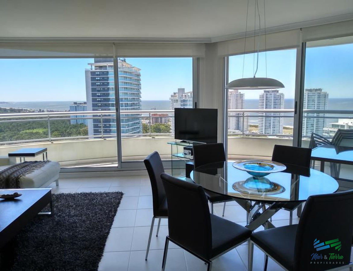 Apartamento ID.3716 - Alquilo por temporada apartamento 3 dormitorios con servicios, Punta del Este