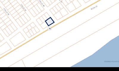 TERRENO EN BALNEARIO BUENOS AIRES EN RUTA 10 ESQUINA CALLE 40