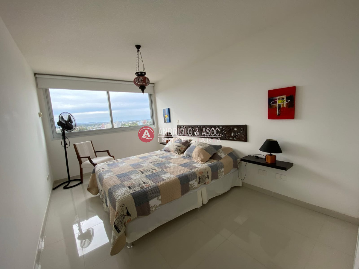 Apartamento ID.7185 - Hermoso apartamento en alquiler anual con vista al mar y excelentes servicios.
