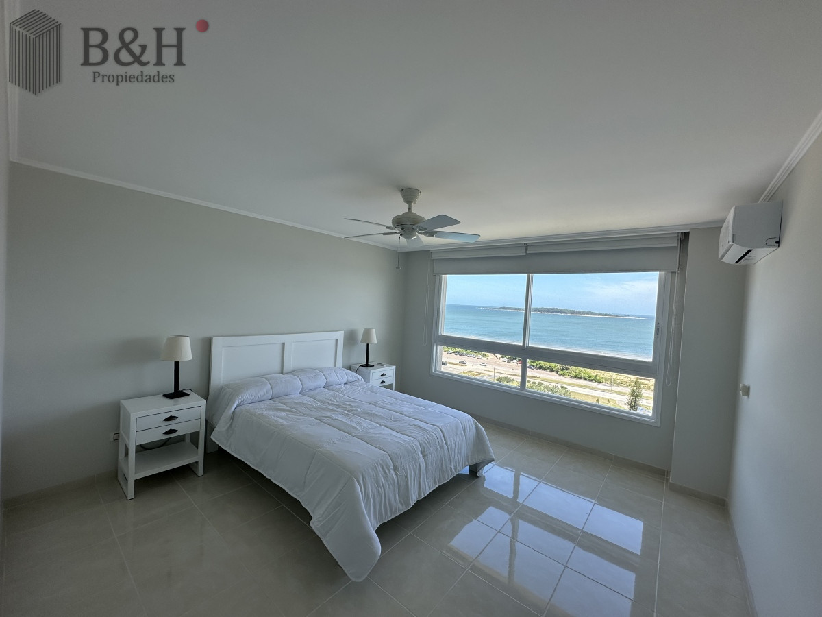 Apartamento ID.1928 - Espectacular apartamento en Mansa Punta del Este, con vista panorámica al mar. 